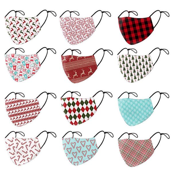 

washable cartoon cotton santa claus fashion face mask
