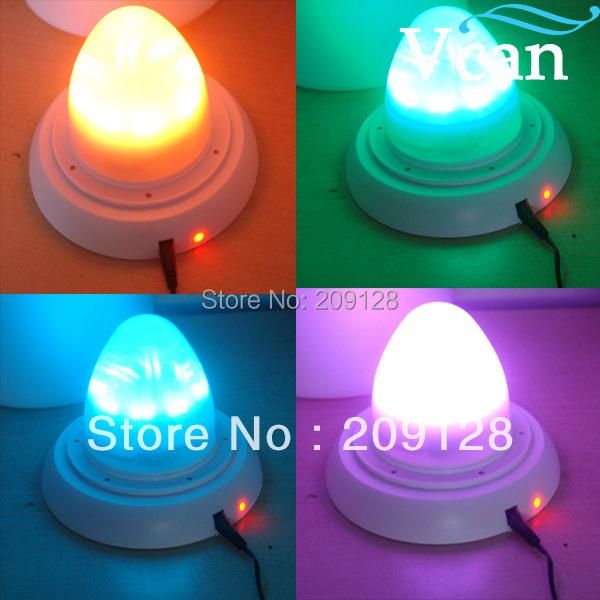 

bulbs quality battery induction charge led light base for pe plastic table