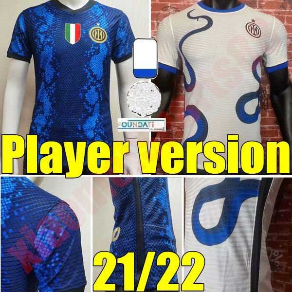 

men player version inter soccer jersey lukaku milan vidal barella lautaro eriksen alexis 21 22 football shirt 2021 2022 uniforms, Black;yellow