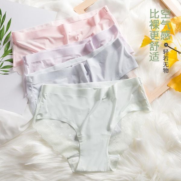 

women's panties seamless woman breathable underwear 3 pieces women, Black;pink