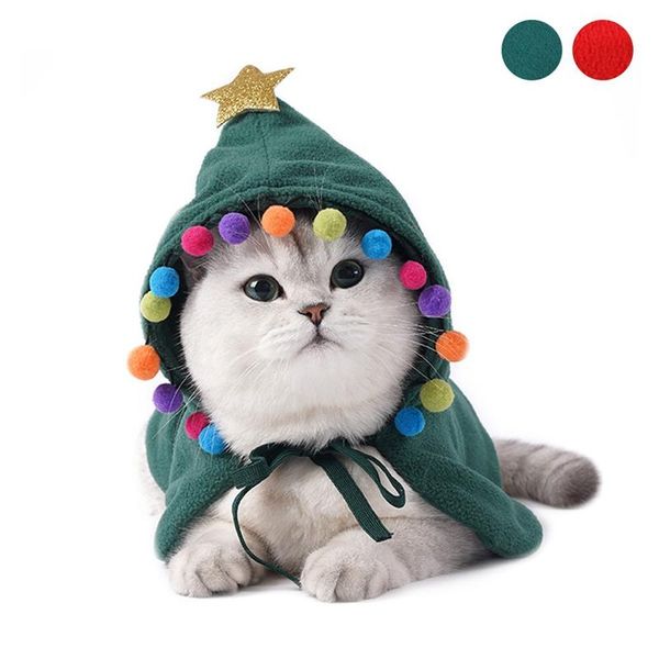 

cat costumes pet christmas cape clothes turn funny cloak home supplies
