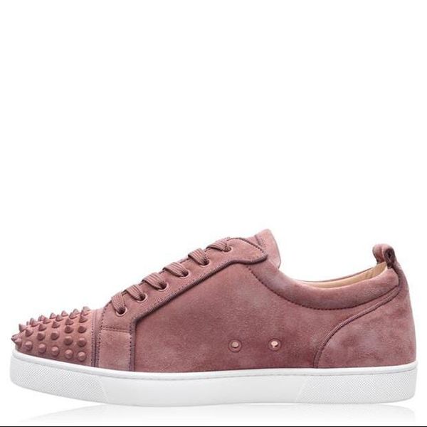 

luxury designer red sole ladies men's outdoor sports shoes casual shoes sports comfortable men's formal shoes, Black