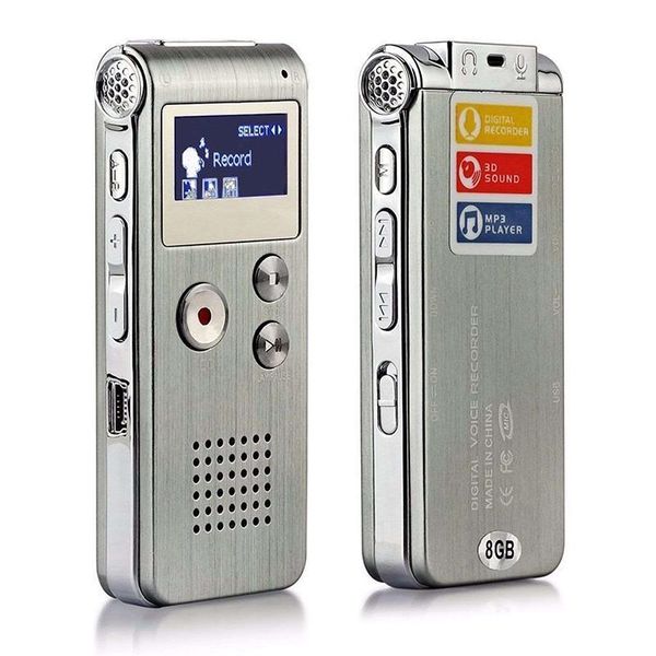 

mini audio recorder voice record 2-in-1 8gb digital sound dictaphone mp3 player built-in speaker for windows 2000/xp/vista/7