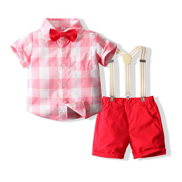 Abbigliamento per feste di compleanno per bambini per bambini con cravatta per gentiluomo al gentleman abito da bambino set di abbigliamento camicia costume da matrimonio 1 2 3 4 5 25