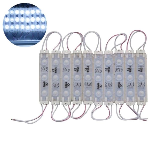 

20pcs/lot led module 5054 3 dc12v ip65 waterproof advertisement logo billboard modules white color super bright lighting