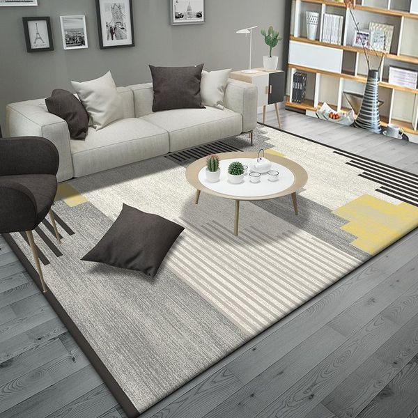 

carpets high-end modern minimalist nordic carpet living room rugs sofa coffee table pad american luxury bedroom decoration