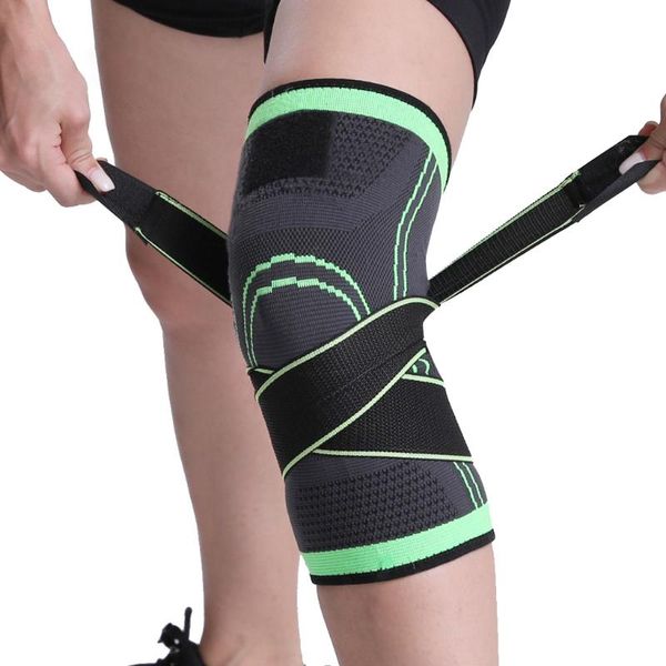 Ginocchiere Gomito 1PC Sport Compressione da uomo Supporto elastico Attrezzature per il fitness Basket Pallavolo Protezioni per staffe