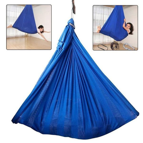 

resistance bands kids cotton swing hammock for autism adhd add therapy cuddle up sensory child elastic parcel steady seat chairtoy