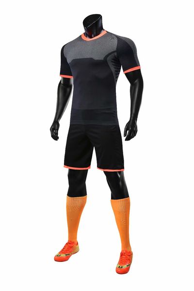 

qianqiu20001soccer jerseys black t-shirt customized service breathable custom personalized services school team any club football shir, Black;yellow