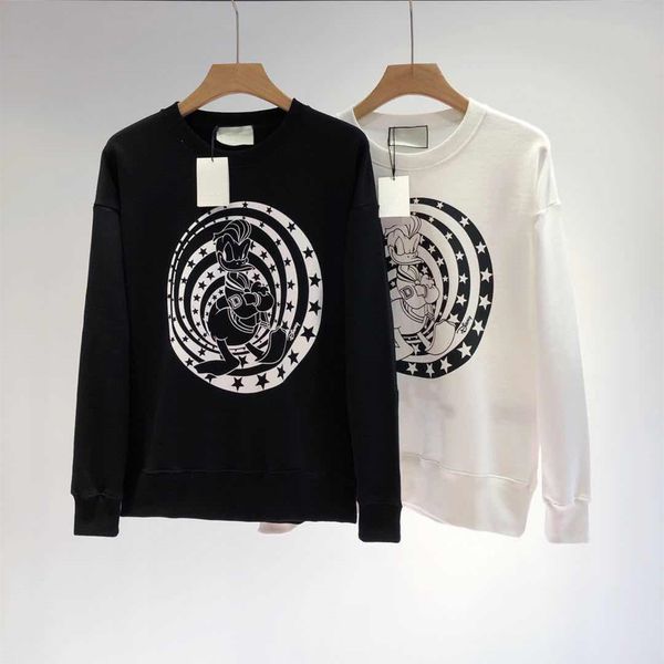

design clothing 79085 autumn bull's-eye vortex round neck sweater long sleeve terry pullover qingdao, Black