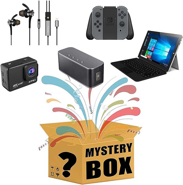 

lucky electronic gift box, vriety of mystery gifts, such as drones, smrt wtches, mobile phones, gmepds, etc, ply is a1