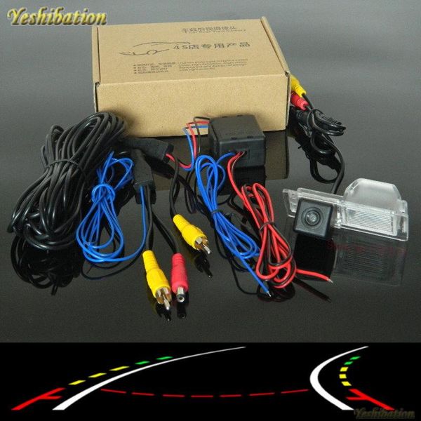 

car rear view cameras& parking sensors yeshibation reversing camera for xts 2012~2014 line dynamic trajectory tracks