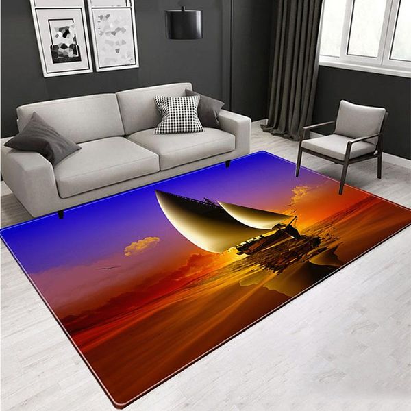 

carpets modern nordic 3d printing carpet children bedroom decoration large kids room play rugs floor area home hallway mats tent