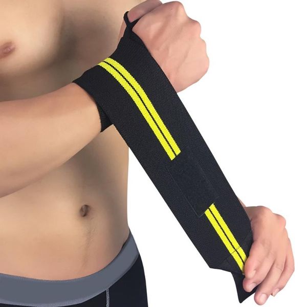 

adjustable wristband elastic wrist wraps bandages weightlifting powerlifting breathable support gym thumb sports safety, Black;red