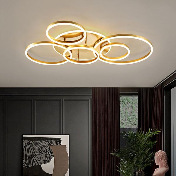 

modern led pendant lights for dining room kitchen round lighting lustre living nordic home decor gold hanging lamp lamps
