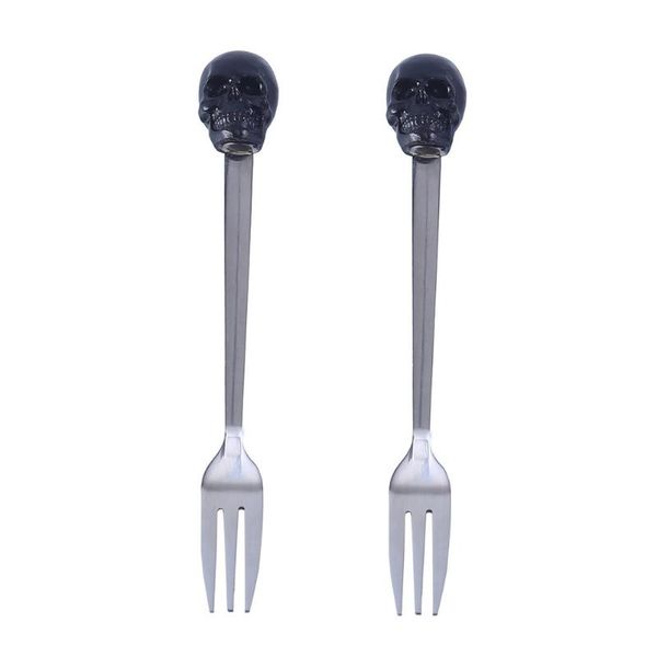 

forks 2pcs fruit party tablethree tine dessert pick