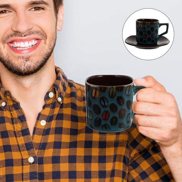 

mugs 1 set ceramic tea cup coffee saucer exquisite mug tray for home