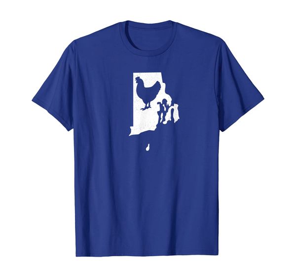 

rhode island chicken t shirt poultry farmer gift ri state, White;black