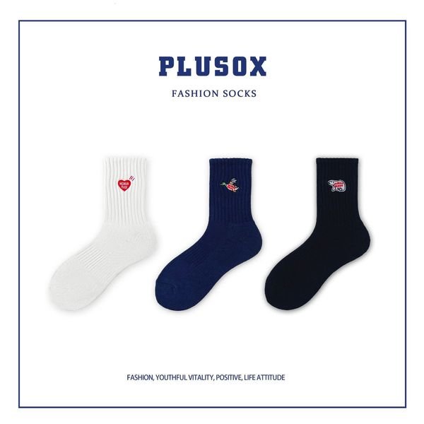 

socks hosiery plusox socks for men and women, Black;white
