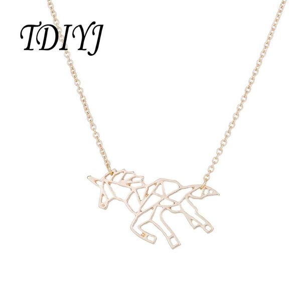 

pendant necklaces tdiyj stainless steel women necklace with flying horse for girls jewelry gifts, Silver