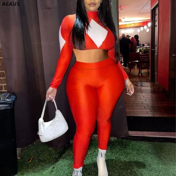 

women's two piece pants ackus women tracksuit print set crop pencil 2 sets fitness sporty active sweatsuit casual outfit fall, White
