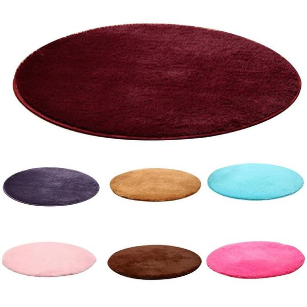 

carpets round fluffy soft rug bathroom carpet anti-slip floor bath outdoor shower bedroom living room entrance decor