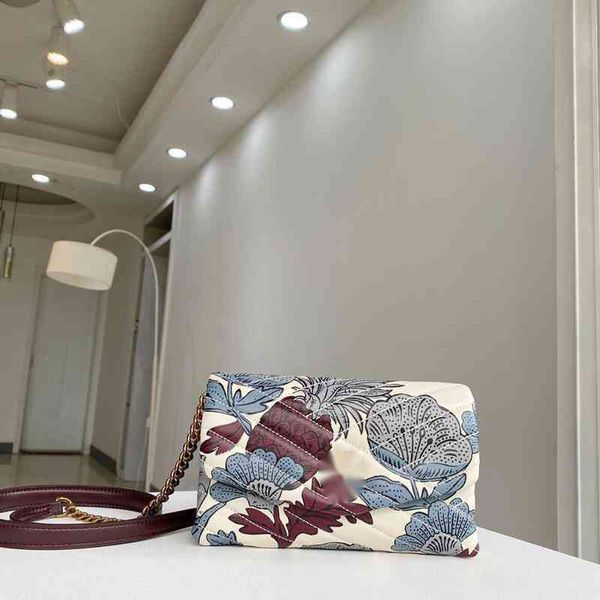 

branded crossbody handbag designer tote bag mini luxurys bags outlet autumn and winter tb sheepskin printed diamond chain one shoulder messe