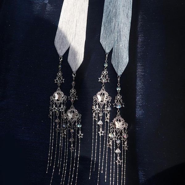 

party masks retro hanfu tassel hairband ancient style ribbon daily headdress hair accessories cosplay prop decor women girl gift 1 pcs