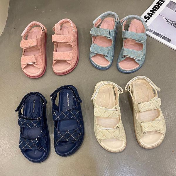 

sandals women's comfort women shoes hook&loop rome sandal shoe for ins fashion platform female 2021, Black