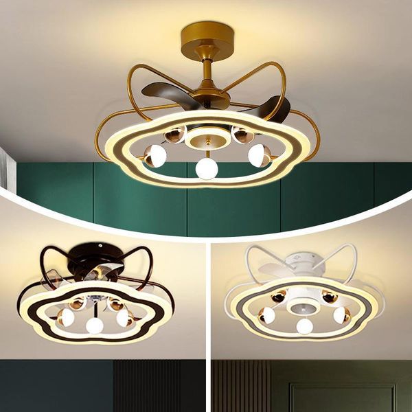 

nordic simplicity living room ceiling fan lights mute frequency conversion light bedroom ideas fans
