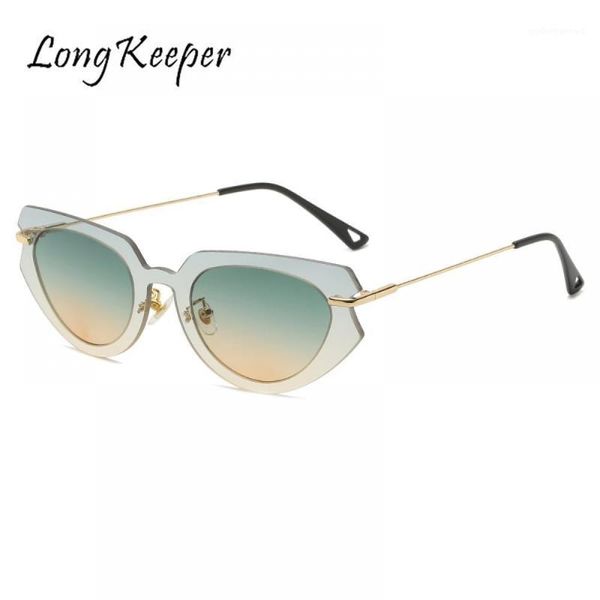 

longkeeper fashion cute ladies cat eye sunglasses women vintage retro oval cateye glasses female eyewear, White;black