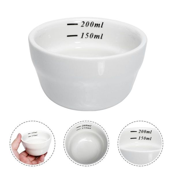

mugs 2pcs measuring ceramic cups heat-resistant scale bowls useful kitchenware