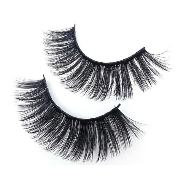 

false eyelashes 10 pairs multi layered fluffy volume lashes 3d effect reusable easy to apply sk88