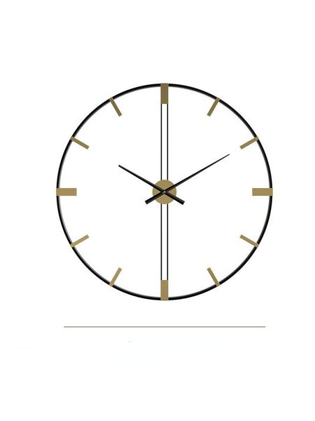 

wall clocks nordic minimalist large clock metal modern light luxury art fashion orologio da parete living room decor wt5bgz