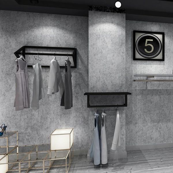 

wallpapers vintage nostalgic industrial style loft wallpaper mottled retro bar coffee restaurant clothing store cement gray