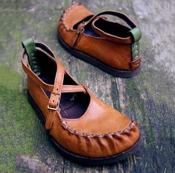 

sandals low heels leather women pumps flat shoes woman plus size cut out summer shoe female mujer sapato feminino sf0522, Black