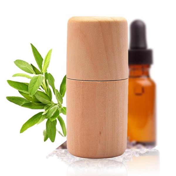 

storage bottles & jars vibrant glamour 1pc wood box essential oil bottle single wooden essence