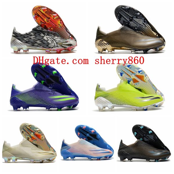 

2021 soccer shoes arrival mens cleats x ghosted fg outdoor football boots