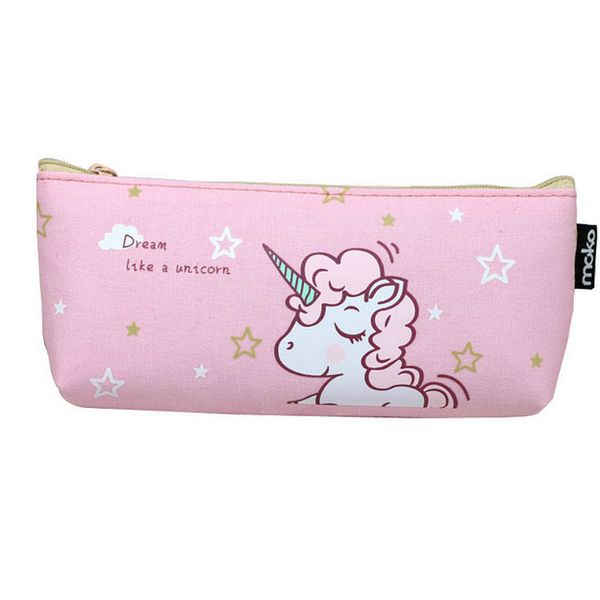 

6pieces/lot 1pcs/sell kawaii school pencil case cute animal lucky pony pattern school supplies stationery gift pencil box pencil bag