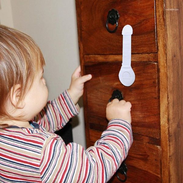 

baby door drawer locks infant safety finger protector kids plastic protection lock1