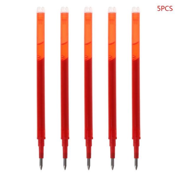 

gel pens 5pcs black green blue red ink erasable pen refills rods large capacity writing replacement school supplies stationery j78a