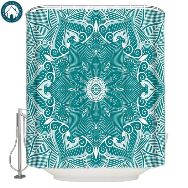 

shower curtains mandala pattern curtain waterproof bathroom