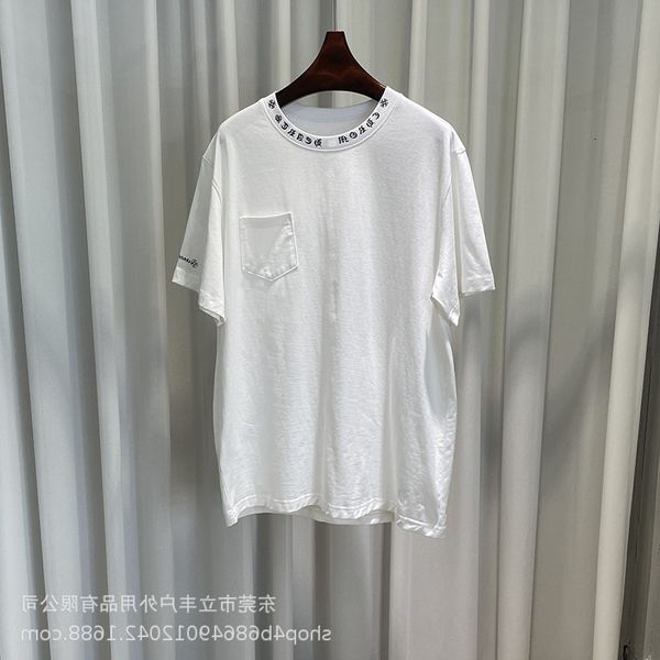 

21 summer ch crecenro fashion neckline sanskrit loose short sleeve printed t-shirt, White;black