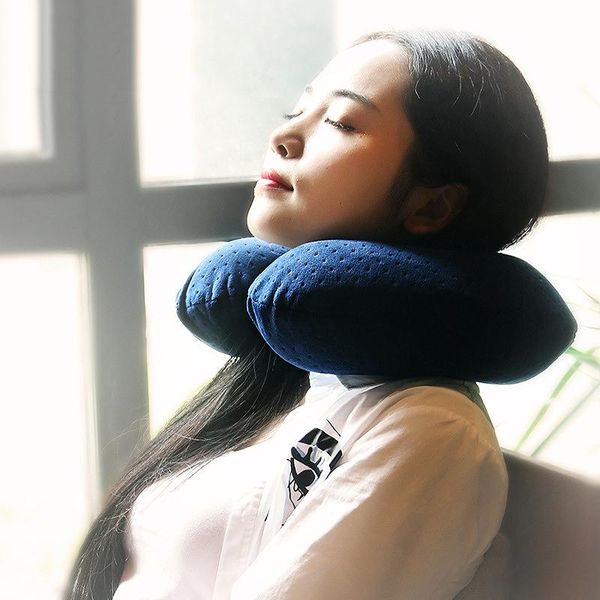 

pillow fashion memory u-shaped neck foam travel duck tongue shape air plane comfortable office cervical protection