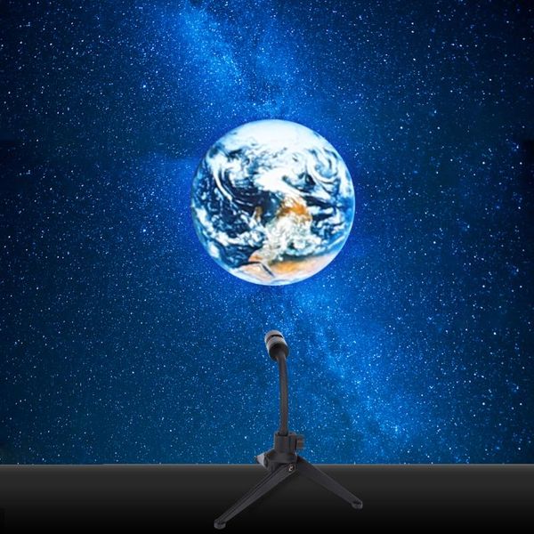 

night lights 2 in 1 projector light moon earth lamp 360Â° rotatable usb led projection lamps for bedroom home room decoration