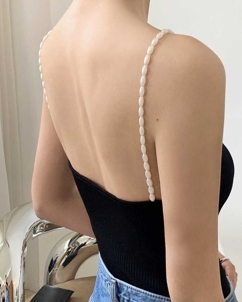 

spring woman beautiful pretty with pearls 210616, White