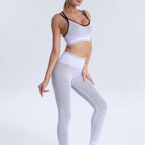

yoga outfit style clothes in autumn and winter thread tight women's fitness quick drying beautiful back sports