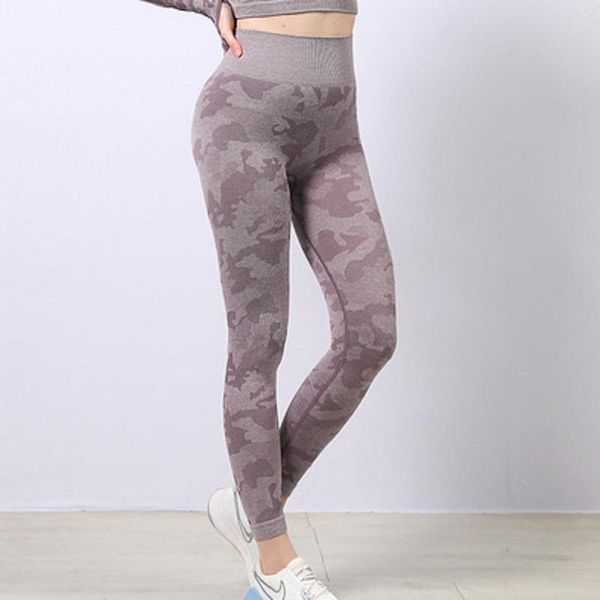 

yoga outfit pants seamless sports leggings women high waist squat proof tummy control gym tights elastic workout fitness capri