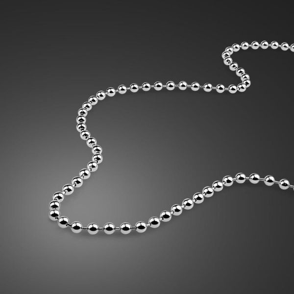 

chains authentic 100% 925 sterling silver chain necklace with lobster clasps fit men women pendant simple designs 18-36 inch jewelry