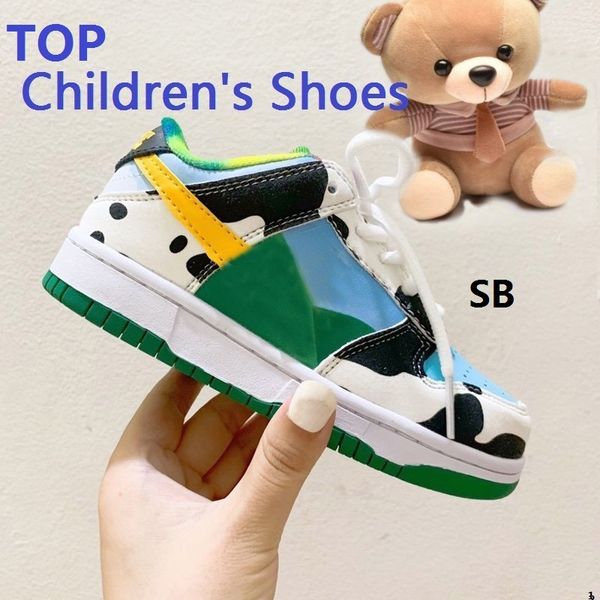 

andd1y_children shoe low x sb ducks chicago black red running sport boys girls double hook casual board size 26-35